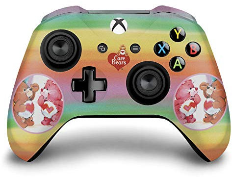 Head Case Designs Offizielle Zugelassen Care Bears Rainbow Klassisches Vinyl Haut Gaming Aufkleber Abziehbild Abdeckung kompatibel mit Xbox One S/X Controller