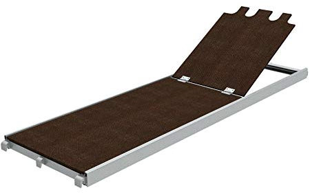 Alu-Durchstieg quadro mit Sperrholzbelag 2,07 m x 0,64 m ohne Leiter original Altrad assco quadro ✓ made in Germany ✓ Baugerüst Gerüst