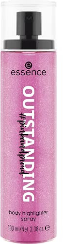 essence pinkandproud OUTSTANDING body highlighter spray, Nr. 01 Mindset: Outstanding!, pink (100ml)