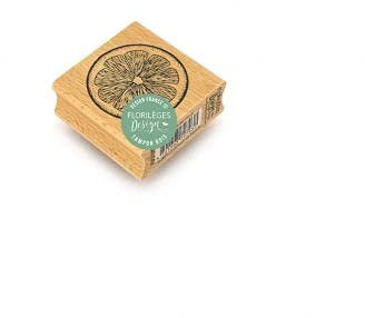Florilèges Design FD121008 Holzstempel, Gummi, Holzfarbe, 50x50mm