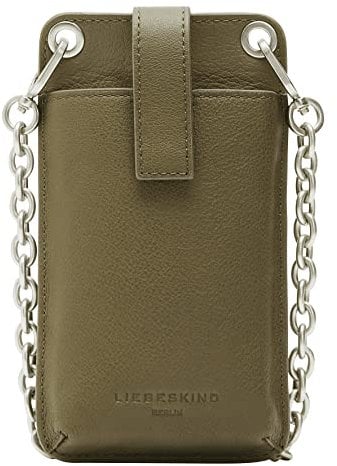 Liebeskind Berlin BASICS Mobile Pouch, Olive Paste, Medium (HxBxT 17cm x 10cm x 3cm)