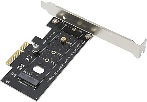 ciciglow PCIe-Adapter,SSD-Adapterkarte PCI-E 3.0 X4 auf M.2 NGFF-Festplatte Universal-Host-Controller-Erweiterung