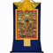 Gandhanra Thangka Tibetische Wandbehang,Amitabha Reines Land Thangka,Heißgeprägter Buddha Wandteppich für Zen Wohnkultur, Meditation, Spirituelle Entspannung und Ruhe