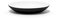 Douceur d'Intérieur, Porte-Savon (Diamètre 11.5 x 2 cm) Mambo Noir, Grès Soft Touch
