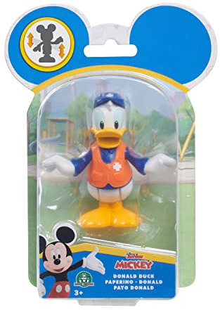 Just Play Disney Junior Mickey Mouse bewegliche Sammelfigur 1-Pack Sanitäter Donald 5cm, ab 3 Jahren