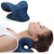 Anzorhal Nacken-Schulter-Massage Kissen Nacken Massagegerät Cervical Traktion Gerät Schmerzlinderung Kopf Hals für Nackenschmerzen Kopfschmerzen Schulterschmerzen Rückenschmerzen (Marineblau)