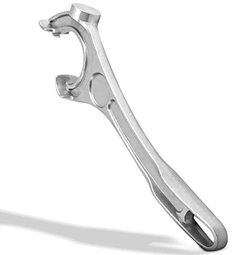 Friendship Metal Can Opener 8 Inch Aluminum Bucket Opener Tool 5 Gallon Bucket Lid Opener Paint Barrel Opener(8 Inches)
