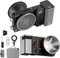 Zhiyun Molus X100 Combo Luce Video Light LED Bi-Colore da 100W, Luce Tascabile LED da 385g, 2700K-6500K CRI 95+ TLCI 97+con Anello Adattatore per Montaggio Bowens, Batteria Staccabile per Lmpugnatura