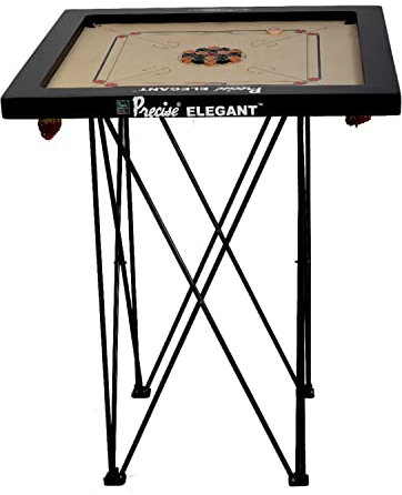 Zubehör für Karrombretter - Alles für Ihr Karrombrett und -Spiel - Carrom Made in India Profi und Original (Tisch-100cm)