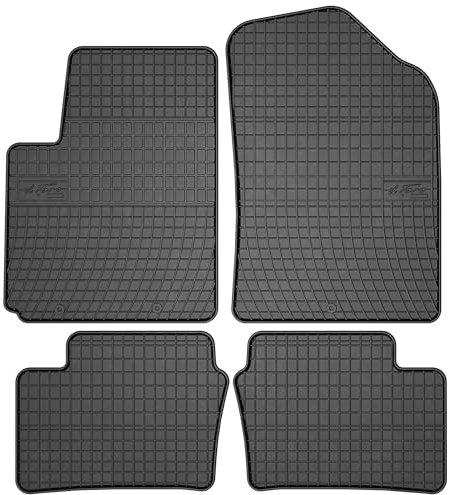 SMK Gummimatten auto fußmatten Satz passend für Kia Picanto II 2011-2017 Erleben Sie einen neuen Standard des Reisens mit rutschfesten auto fussmatten - Mehrjahres- auto teppiche für alle Straßenverhä