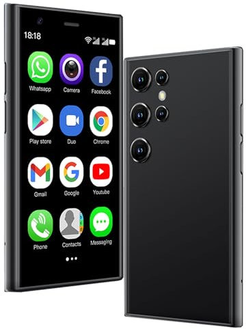 Hipipooo Mini Smartphone 3 Pulgadas Android 8.1, Mini Teléfono Dual SIM, Batería 1000mAh, Cámara 0.3MP+2MP, 2GB +16GB(3G-Nero)