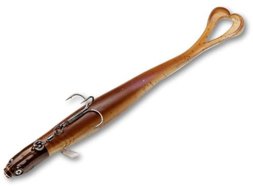 LMAB Drunk Shooter - Vertikal Köder - 25 cm, Angelköder zum pelagischen & vertikalen Angeln, Zander Gummifisch, Zanderköder, Zander Köder zum Bootsangeln (Ayu Alex | 25 cm | 95 Gramm)