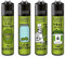 Clipper® Feuerzeuge - 4er Set + Crystal Balls (Think Green)
