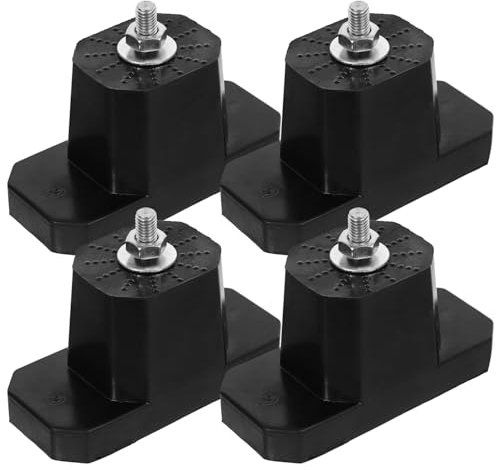 SOLUSTRE 4piezas Soporte De Antivibración Para Aire Acondicionado Base Antideslizante Reducción De Vibraciones y Ruido Instalación Sencilla Para Unidades Exteriores