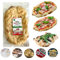 Mangià - Speedy Pinsa Prodotto Artigianale - Basi Pinsa Romana - Pizza Precotta: Box da 6/12/24 Basi - 3/6/12 CFZ - Lavorazione a Mano - Senza Conservanti - Pronta in 5 Minuti