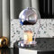 WARMCITY Candle Lamp Warmer, Wide Base Scented Candle Warmer with Timer and Dimmer, Adjustable Candle Melting Lattern, Home Decor Table Lamp (Silver)