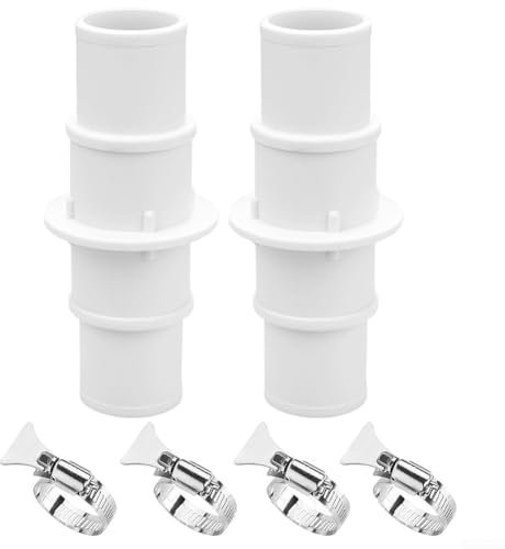 Adaptador de manguera de vacío para piscina, acoplamientos de conector de 1 1/4 o 1 1/2, paquete de 2
