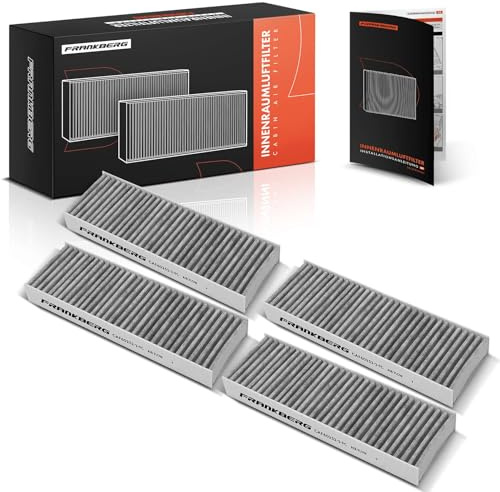 Frankberg 4x Filtro Aria Cabina Filtro Abitacolo Replace# 933178 | Compatibile con Corsa F P2JO 208 II UB UJ UP UW 2008 II UC UD UJ UR US UY DS3 Crossback UC UJ UR
