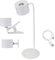 BEPER P201UTP303 Luminì lámpara con 3 funciones, Lámpara de sobremesa, lámpara con clip y accesorio de pared incluidos, Lámpara recargable con cable USB incluido, Interruptor táctil encendido, Blanco