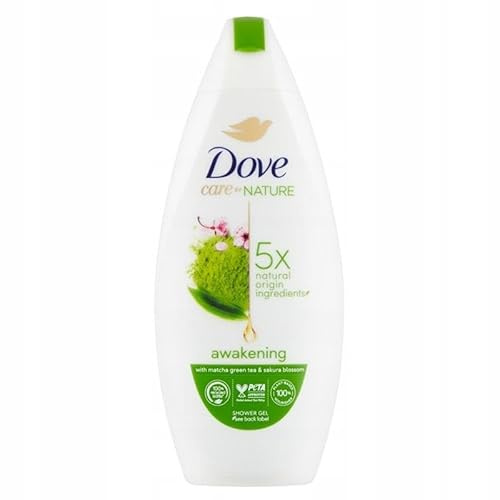 Dove Lot de 6 gels douche Awakening avec thé vert matcha et fleur de sakura 225 ml