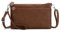 befen Echtleder Handtasche Klein Damen Clutch RFID-Blockierung Umhängetasche Leder Crossbody Bag Damen mit Handgelenkband & Verstellbar Schultergurt, Gelb-braun