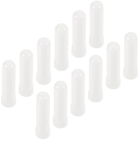 Aromatherapie Inhalierstift aus Kunststoff mit Baumwollstab Weiß