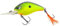 ZECK Wobbler/Kleiner Crankbait ideal für Barschangler - Danny | 4,5 cm | 2,0 m F - Purple Chartreuse (BA)
