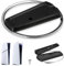 AHRLIC Supporto per console PS5, supporto verticale per Playstation 5 Pro/Slim, base verticale rotonda in metallo nero, antiscivolo per PS5 Disc/accessori per console digitale