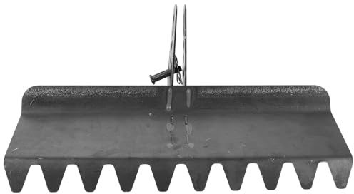 TOYANDONA Rasennivellierer – Werkzeug zum Nivellieren von Rasenböden – Robuster Rechen zum Verteilen Und Nivellieren von Rasenoberboden, für Haus, Golfplatz Und Gartengestaltung