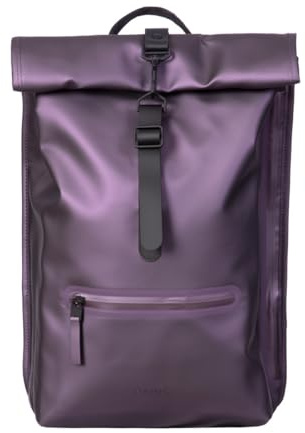 RAINS Unisex Erwachsene Rucksack Rolltop Rucksack W3 Lila OS