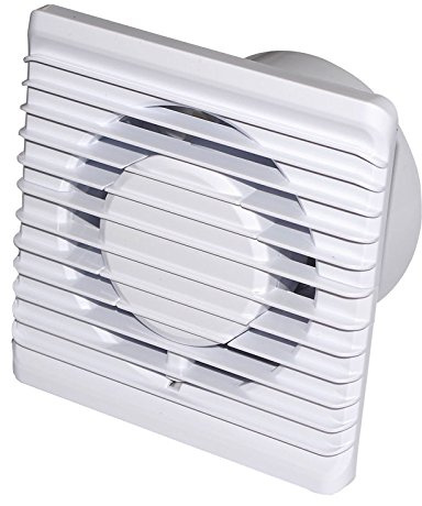 Airroxy Badlüfter Wandventilator Ventilator Lüfter Ø 100 mm Timer Feuchtesensor Planet (Ø 100, mit Feuchtesensor + Nachlauf (HS))