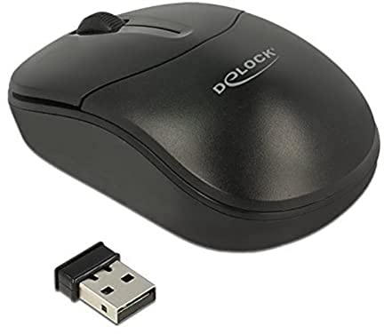 DeLock Optische 3-Tasten Mini Maus 2,4 GHz Wireless