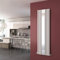 ELEGANT 1800 x 499 mm Vertical Mirror Radiator Designer Oval Column Panel Central Heating Radiators (White)