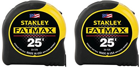 Stanley FMHT74038A FatMax Lot de 2 mètres rubans 7,6 m