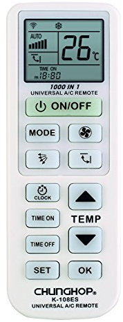 CHUNGHOP Mando Universal para Aire Acondicionado, Bomba de Calor Inverter - Botones Grandes
