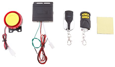 Sharplace Kit De 12V Système De Sécurité Alarme Sirène Antivol Moto Étanche avec Télécommande
