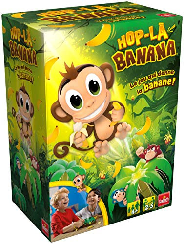 Goliath - Hop La Banana - Jeux de Société pour Enfants dès 4 Ans - Jeux d'Actions d'Adresse et Rapidité - A Jouer en Famille de 2 à 5 joueurs - Réflexion, Stratégie et Amusement Garanti