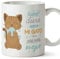 MUGFFINS Tazas Desayuno Originales graciosas para Amantes de los Gatos - Trabajo Duro para Que mi Gato Tenga una Vida Mejor - Regalo molón Gatos 350