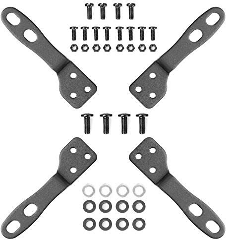 MountIt! VESA Mount Adapter Kit TV Wandhalterung Adapter Konvertiert 75 x 75 und 100 x 100 mm Muster auf 200 x 100 und 200 x 200 mm passend für die meisten Fernseher von 23 Zoll bis 42 Zoll (58