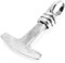 Windalf Colgante de Martillo de Thor Angar de plata de ley 925 de Mjölnir con martillo de Thormer, 1,6 cm, Plata esterlina