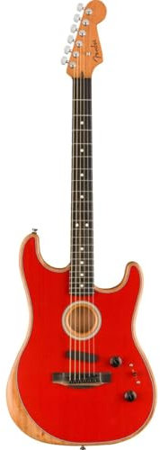 Fender AM Acoustasonic Dakota Red - Westerngitarre
