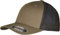 Flexfit Unisex Trucker Recycled Mesh Baseball Cap, Olive/Black, S/M