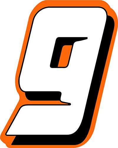 Sticker Aufkleber Nummer Rennen Rallye Motocross Höhe 10 cm