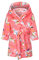 Baogaier Morgenmantel Mädchen Kapuze Einhorn Bademantel Regenbogen Kinderbademantel Flanell Lange Ärmel Frottee Bademantel Weiche Schlafoveralls Pyjama Taillengürtel Netter Kind Alter 5-6 Jahre Rosa
