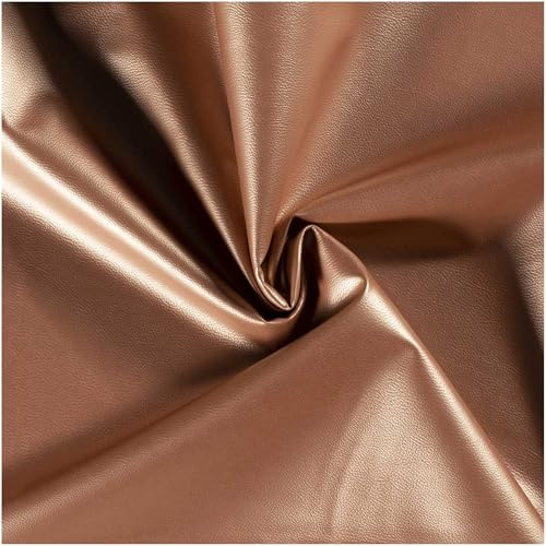 Kunstleder Meterware robust | Lederimitat Polsterstoff für Möbel, Stühle & Eckbank | Bezugsstoff weich 450g/m² | 140cm Breite | Stoff für Taschen, Nähen & DIY | Meterware ab 0,5m | 23 Farben