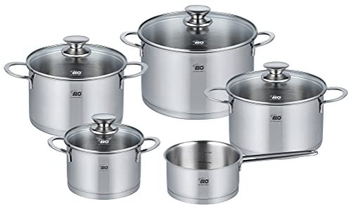 ELO 72596 Topfset Galant 5-tlg, Edelstahl Silber