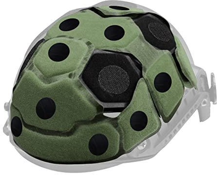 Yzpacc Tactical Helmet Padding Kit, Universal Ersatz Helm Internal Memory Foam Padding Kit Schutzmatte für ACH Mich FMA EXF Cycle Bicycle Motorcycle