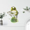 Sunnywall Frosch Spruch Wandsticker Wandtattoo Wandbild Aufkleber Bad Wandaufkleber Badezimmer WC
