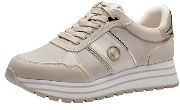 Tamaris Damen Schnürer Vegan beige 42