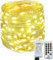 Lezonic Fairy Lights Plug in, 25M 220LED Copper Wire Fairy Lights, Low Voltage String Lights Mains Powered for Indoor/Outdoor, Bedroom, Garden, Wedding, Party, Christmas Decoration (Yellow)